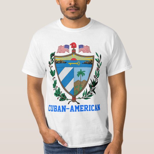 Cubaans-Amerikaans T-shirt (Voorkant)