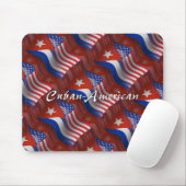 Cubaans-Amerikaanse golfvlag Muismat (Met muis)