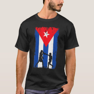 Cubaans Boksen Cuba Vlag T-shirt