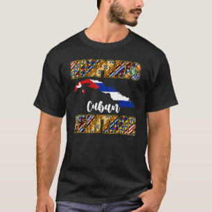 Cubaans erfgoed op Cubaans plateau T-shirt