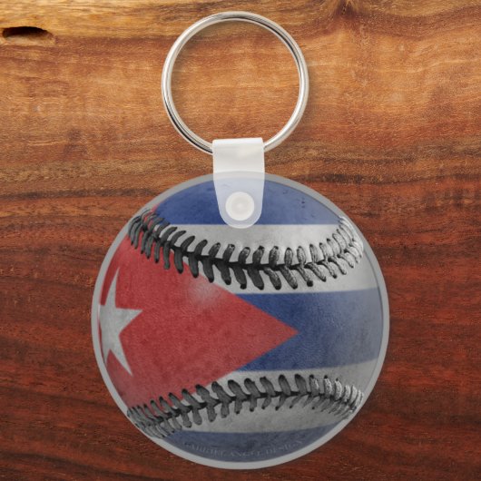 Cubaans honkbal sleutelhanger (Voorkant)