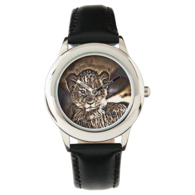 Cubaans leeuw horloge (Voorkant)