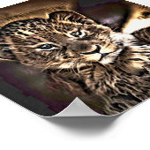 Cubaans leeuw poster (Hoek)