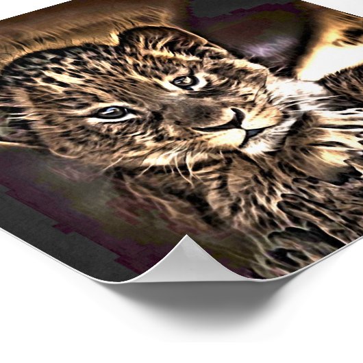 Cubaans leeuw poster (Hoek)