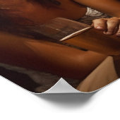 Cubaans Man Drink jongere vrouwen die schilderen Poster (Hoek)