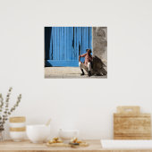 Cubaans man en zijn sigaar poster (Keuken)