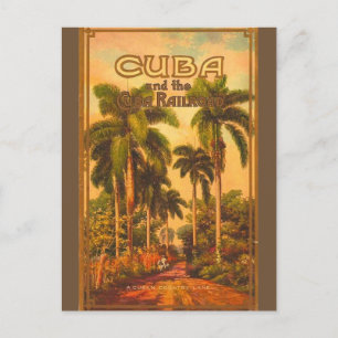  Cubaans reizen - Cuba Railroad Briefkaart