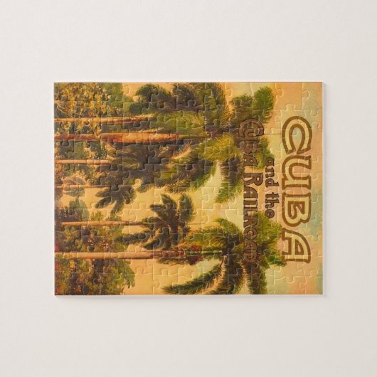  Cubaans reizen - Cuba Railroad Legpuzzel (Horizontaal)