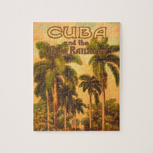  Cubaans reizen - Cuba Railroad Legpuzzel (Verticaal)