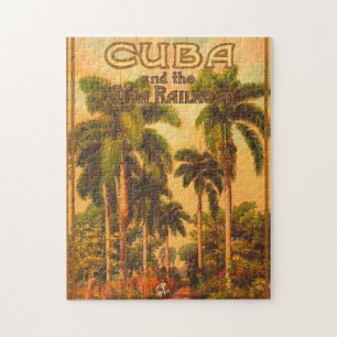 Cubaans reizen - Cuba Railroad Legpuzzel