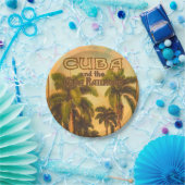  Cubaans reizen - Cuba Railroad Papieren Bordje (Feest)