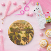  Cubaans reizen - Cuba Railroad Papieren Bordje (Feest)