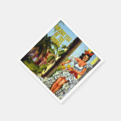  Cubaans reizen - Holiday Isle Tropics Servet (Hoek)