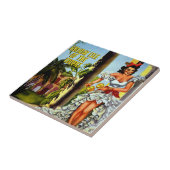  Cubaans reizen - Holiday Isle Tropics Tegeltje (Zijkant)
