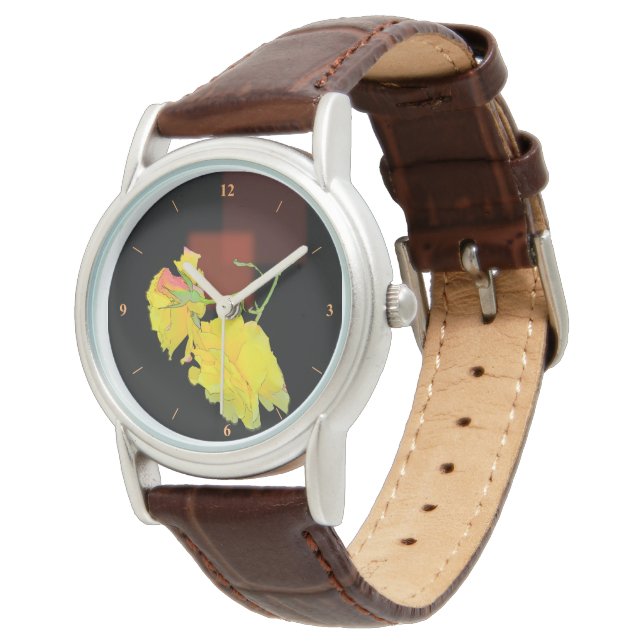 Cubaans Roos Horloge (Gekanteld)