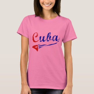 Cubaans shirt met cubaanse vlag