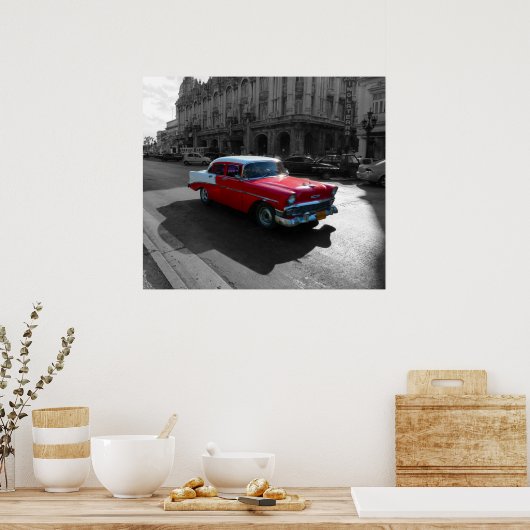 Cubaans verkeer poster (Keuken)