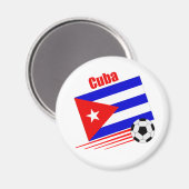 Cubaans voetbalteam magneet (Voorkant / Achterkant)