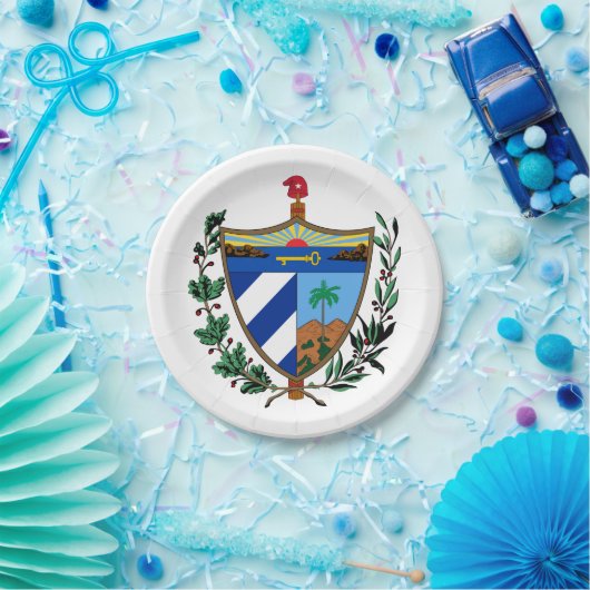 Cubaans wapenschild Bord (Feest)