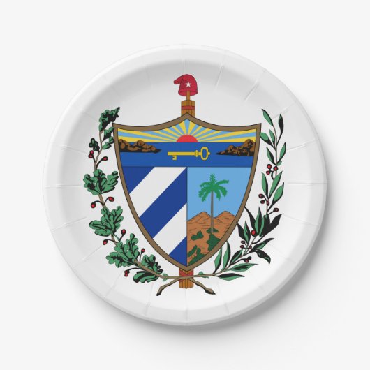 Cubaans wapenschild Bord (Voorkant)