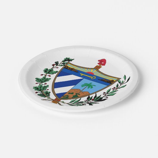Cubaans wapenschild Bord (Gekanteld)