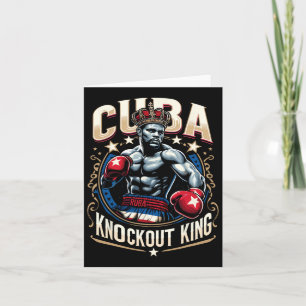 Cubaanse Boksen Knockout King Cuba Crown Kaart