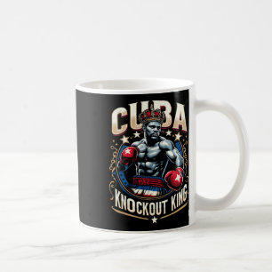 Cubaanse Boksen Knockout King Cuba Crown Koffiemok