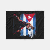 Cubaanse Bokser - Pride Cuba Boksen Box Handschoe Fleece Deken (Voorkant (Horizontaal))