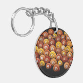 Cubaanse boomslakken sleutelhanger (Voorkant Links)