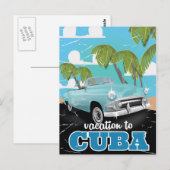 Cubaanse booreiland briefkaart (Voorkant / Achterkant)