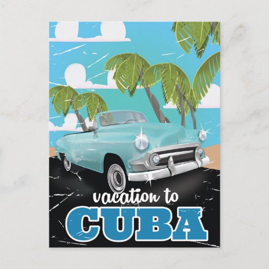 Cubaanse booreiland briefkaart (Voorkant)