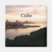 Cubaanse Cityscape Magneet (Voorkant)