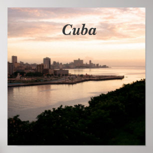 Cubaanse Cityscape Poster