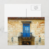 Cubaanse deur briefkaart (Voorkant / Achterkant)