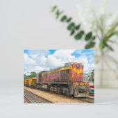 Cubaanse diesellocomotief, door Rusland gebouwd Briefkaart (Staand voorkant)