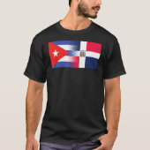 Cubaanse Dominicaanse vlag Cuba Dominicaanse Repub T-shirt (Voorkant)
