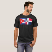 Cubaanse Dominicaanse vlag Cuba Dominicaanse Repub T-shirt (Voorkant volledig)