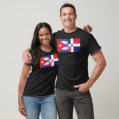 Cubaanse Dominicaanse vlag Cuba Dominicaanse Repub T-shirt (Unisex)