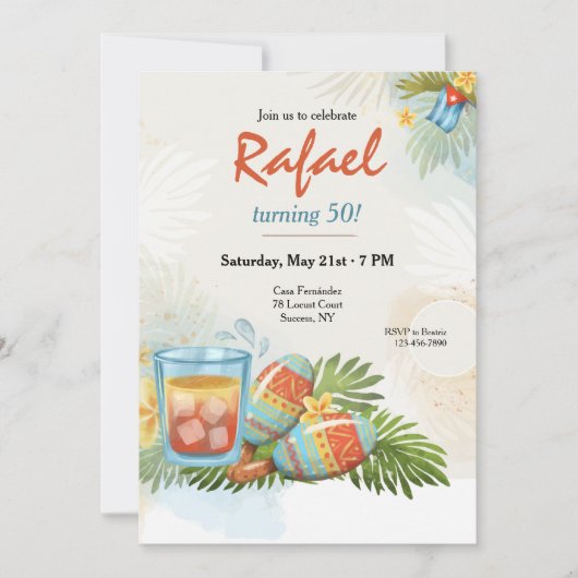 Cubaanse feestdag kaart (Voorkant)