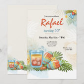 Cubaanse feestdag kaart (Voorkant / Achterkant)