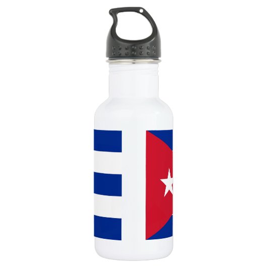 Cubaanse Flag Liberty Fles (Achterkant)