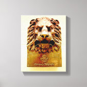 Cubaanse foto van het oude Havana | Lion | Canvas Afdruk (Voorkant)