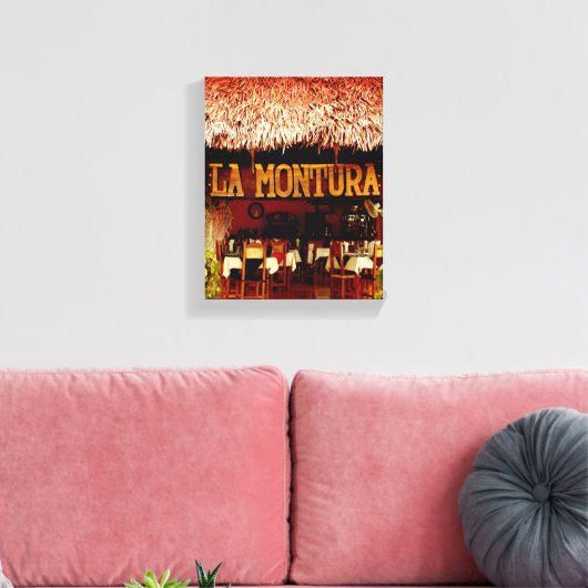 Cubaanse foto van het oude Havana | Montura | Canvas Afdruk (Insitu (Woonkamer))