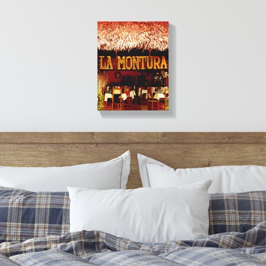 Cubaanse foto van het oude Havana | Montura | Canvas Afdruk (Insitu (Slaapkamer))