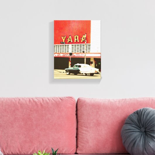 Cubaanse foto van het oude Havana | Yara | Canvas Afdruk (Insitu (Woonkamer))