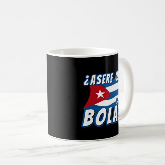 Cubaanse Gezegde Cubaanse vlag Koffiemok (Voorkant rechts)