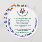 Cubaanse Ierse Amerikaanse Shamrock verjaardagsuit Kaart (Voorkant / Achterkant)