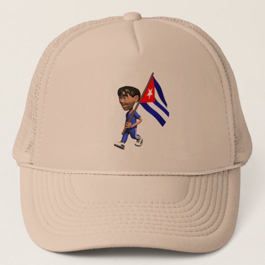 Cubaanse jongen trucker pet (Voorkant)