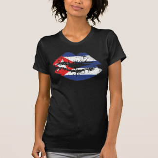 Cubaanse lips-tanktop voor vrouwen. t-shirt