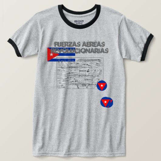 Cubaanse luchtmacht t-shirt (Design voorkant)